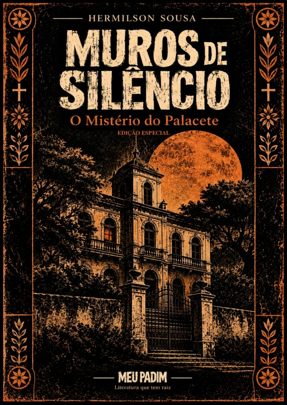 Capa de Muros de Silêncio — O Mistério do Palacete